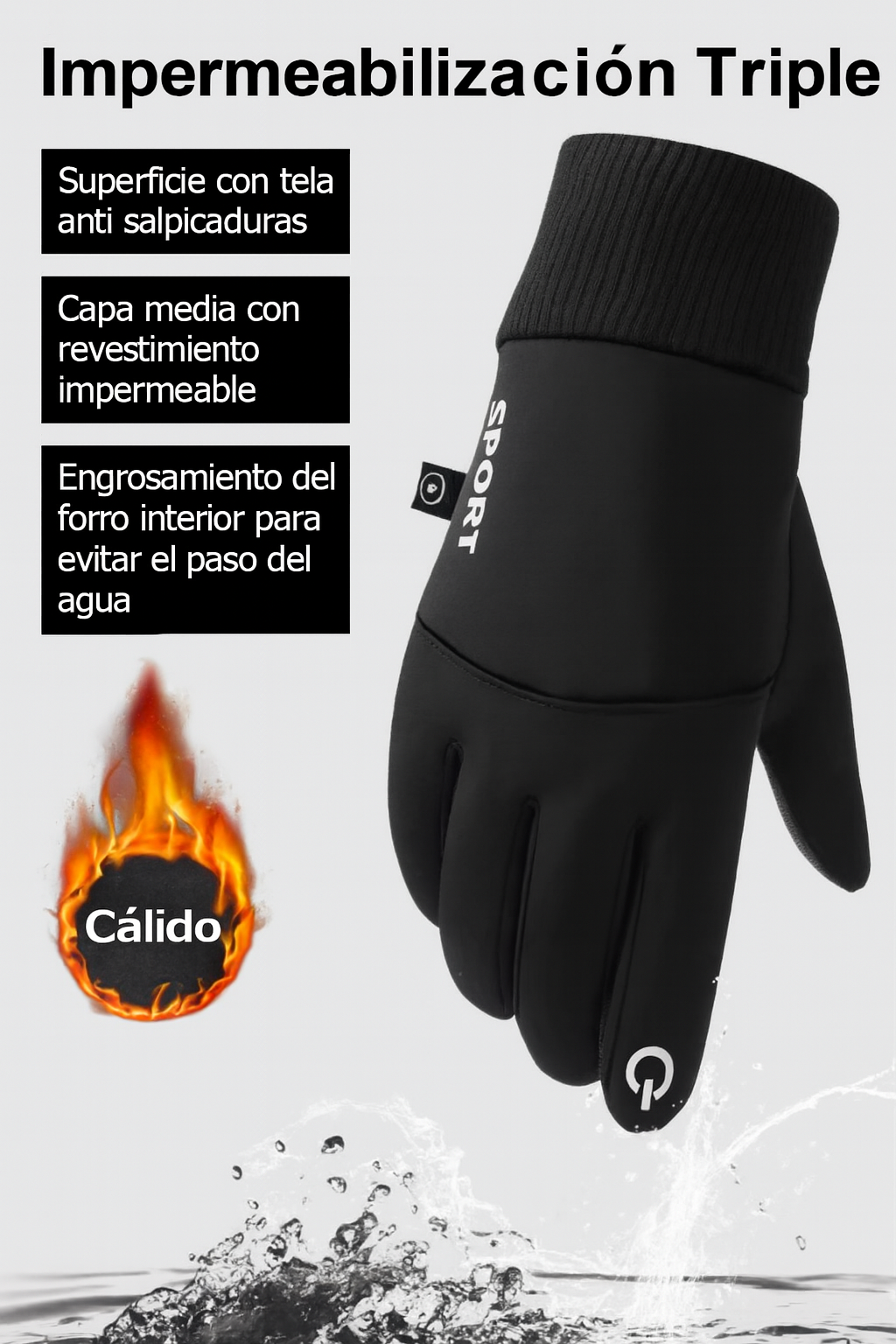 10 Guantes Térmicos Impermeables