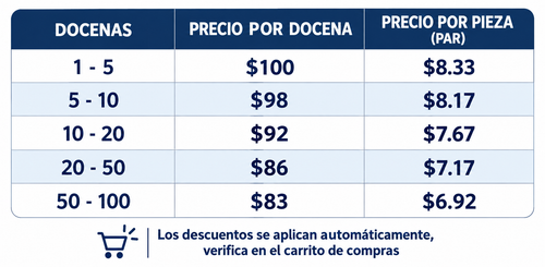(12Pz)Docena Tin Algodón Amanecer